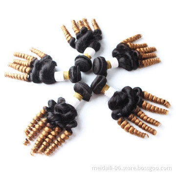 Wholesale Fumi Hair The High Quality Hair Extensions, Double Drawn Ombre Hair Bundles Custom colors are acceptable